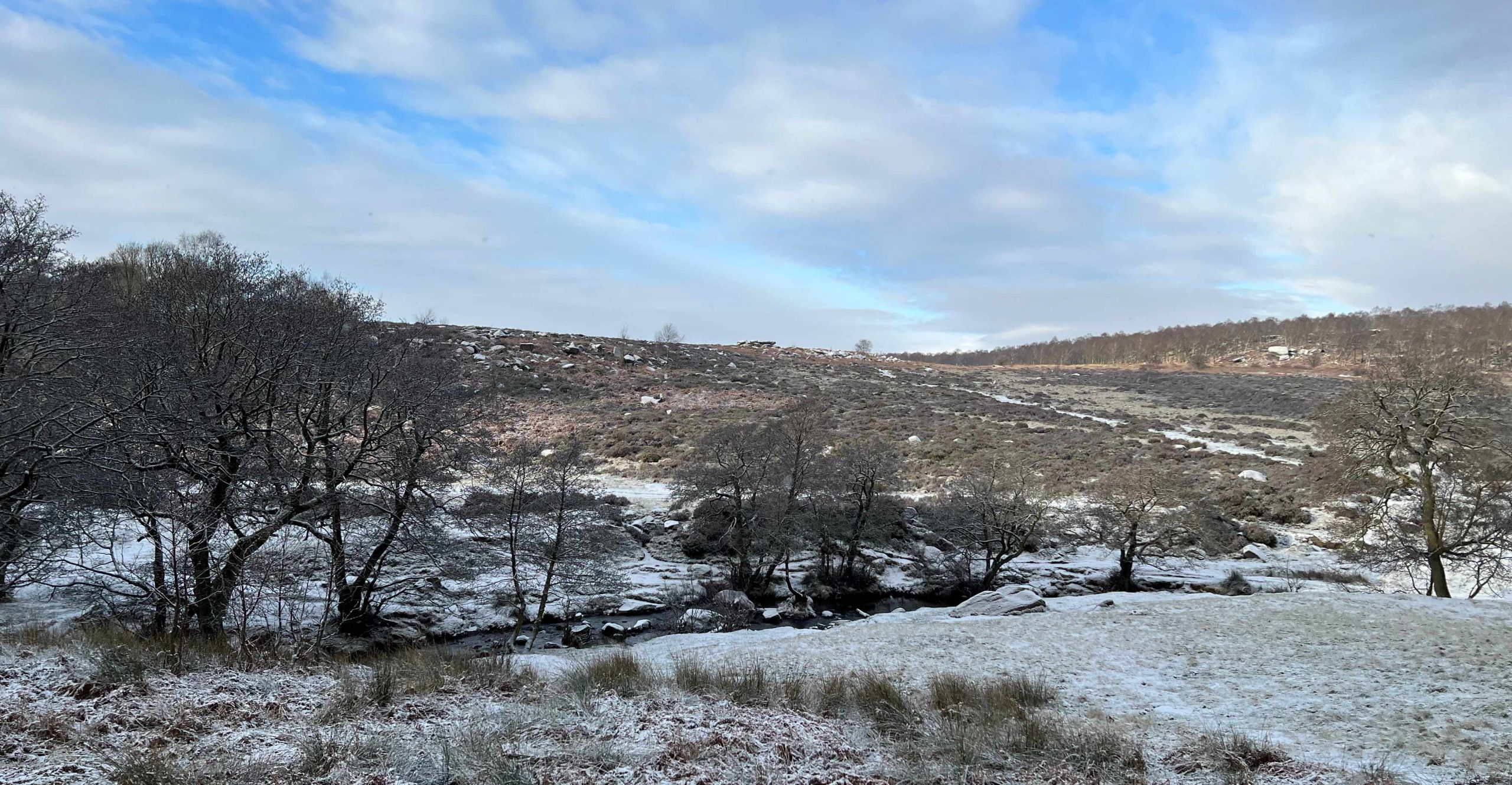 Padley Gorge, Grindleford Station and the Longshaw Estate (16th January 2024)
